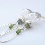 Hand Blown Glass Earrings-..