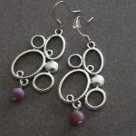 Dangle Earrings-abstract M..